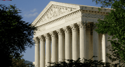 Supreme Court building in Washington, DC
